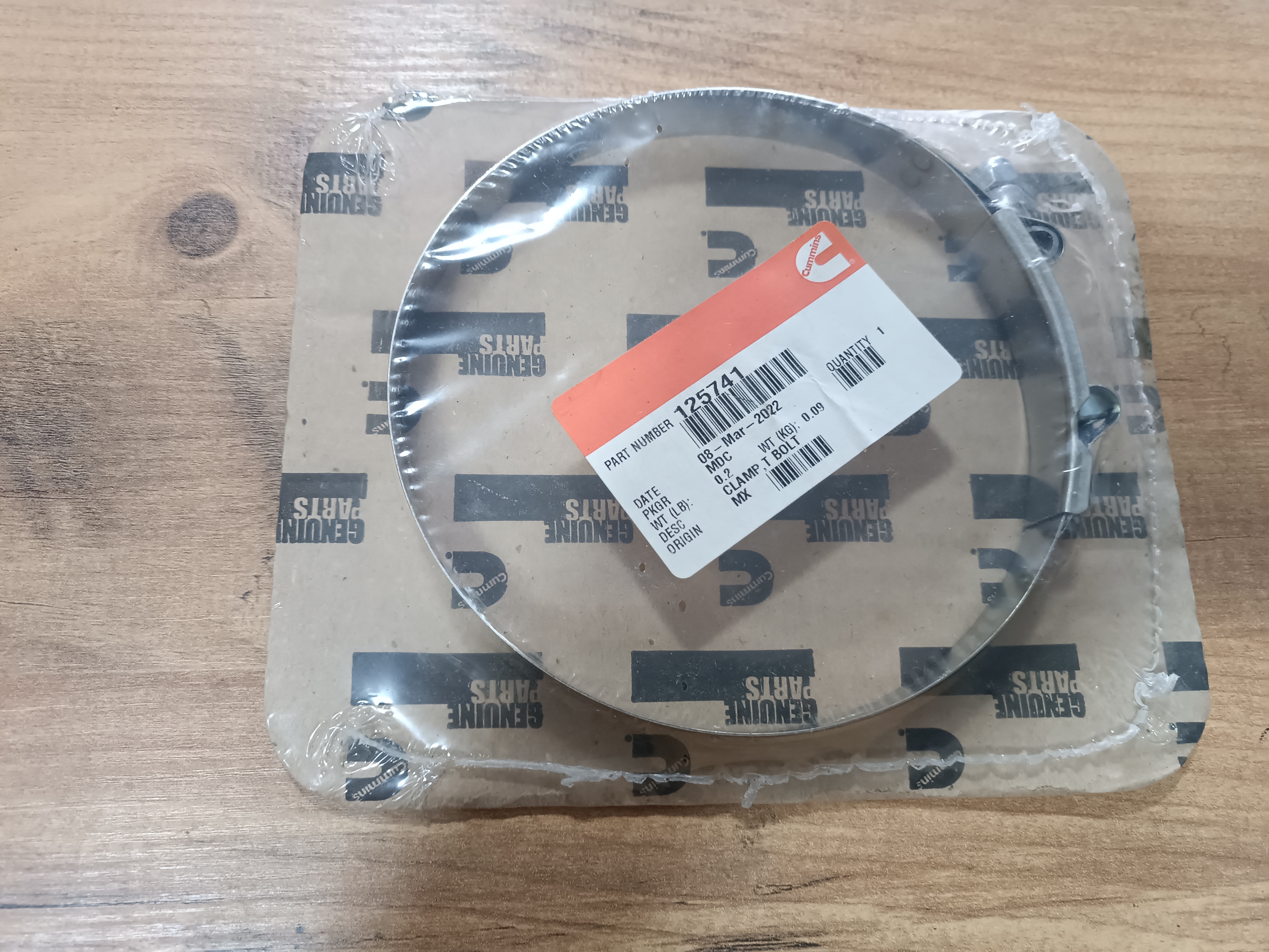 125741 Clamp T Bolt