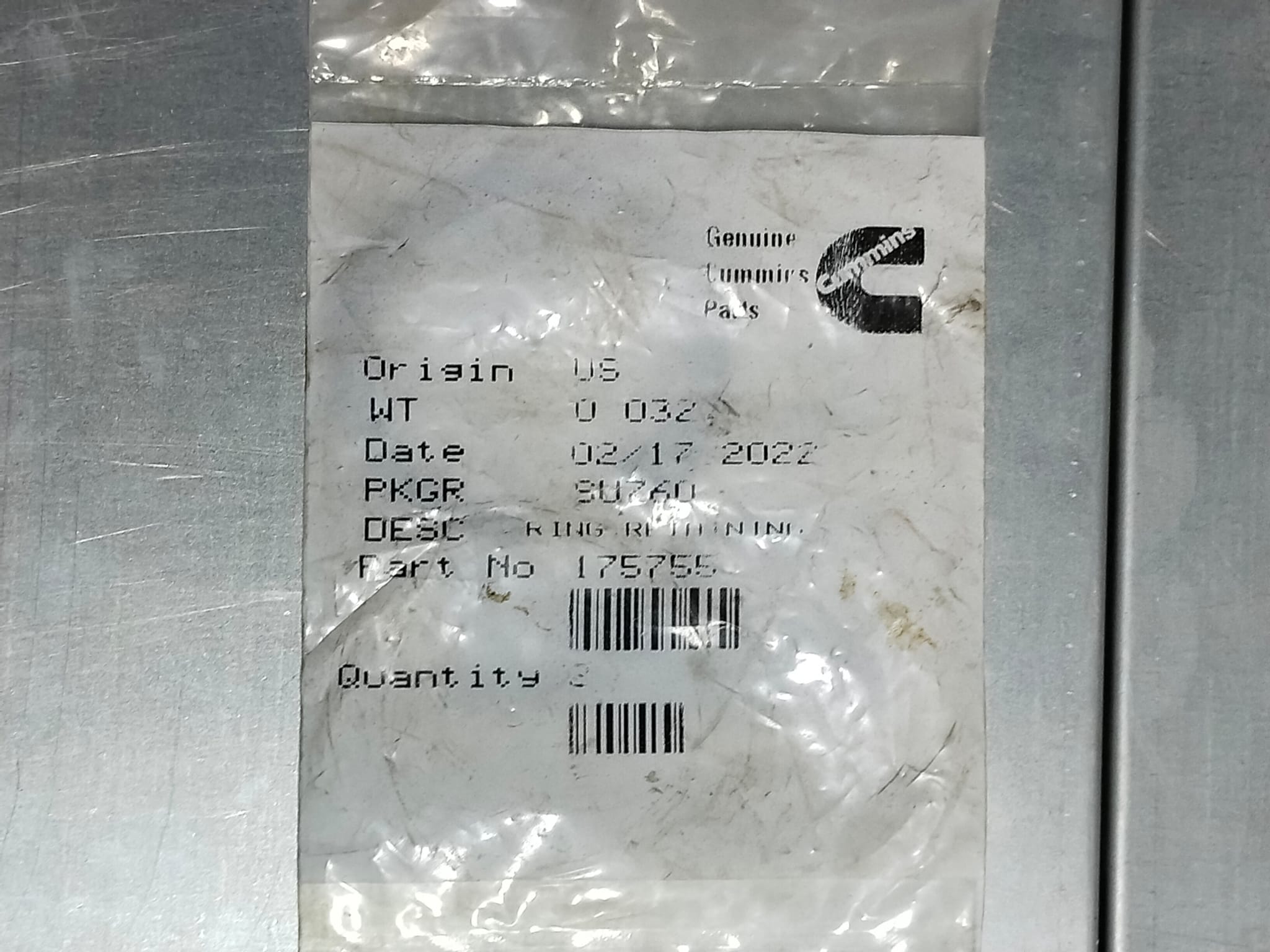 175755 Retaining Ring