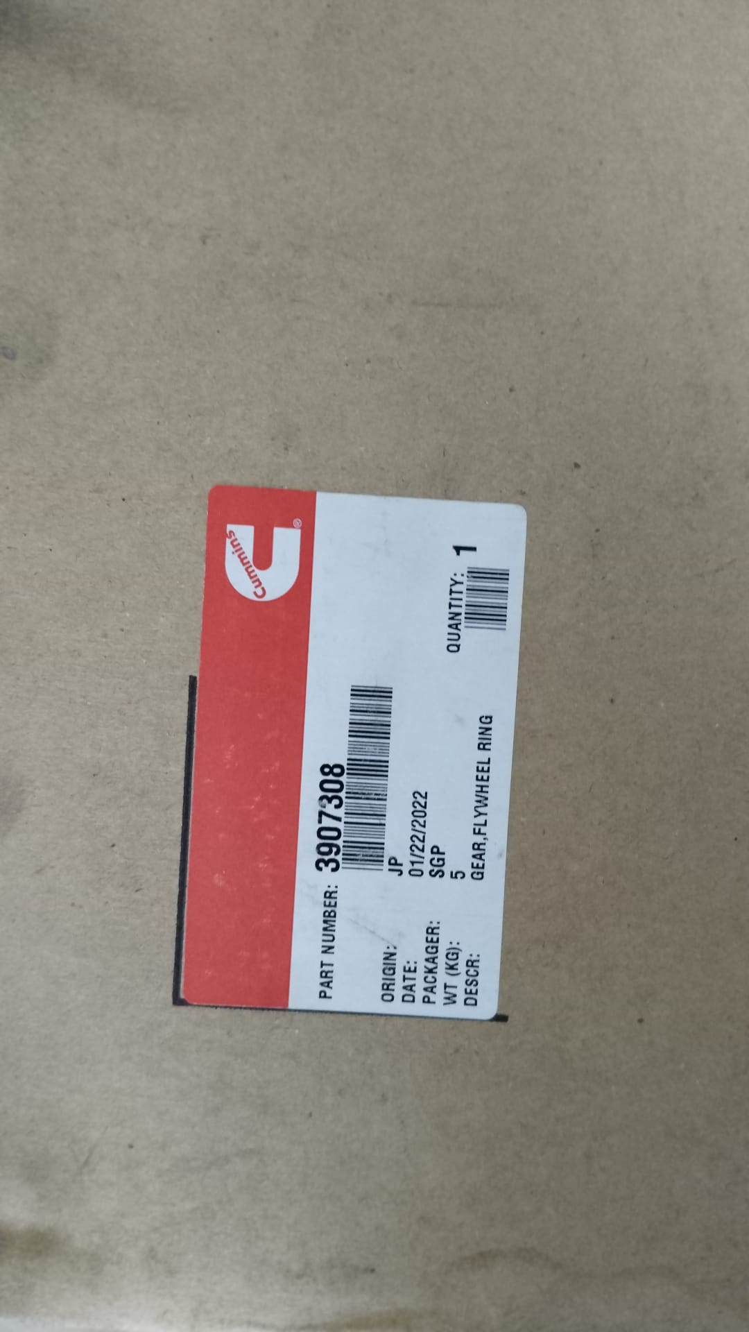 3907308 flywheel ring