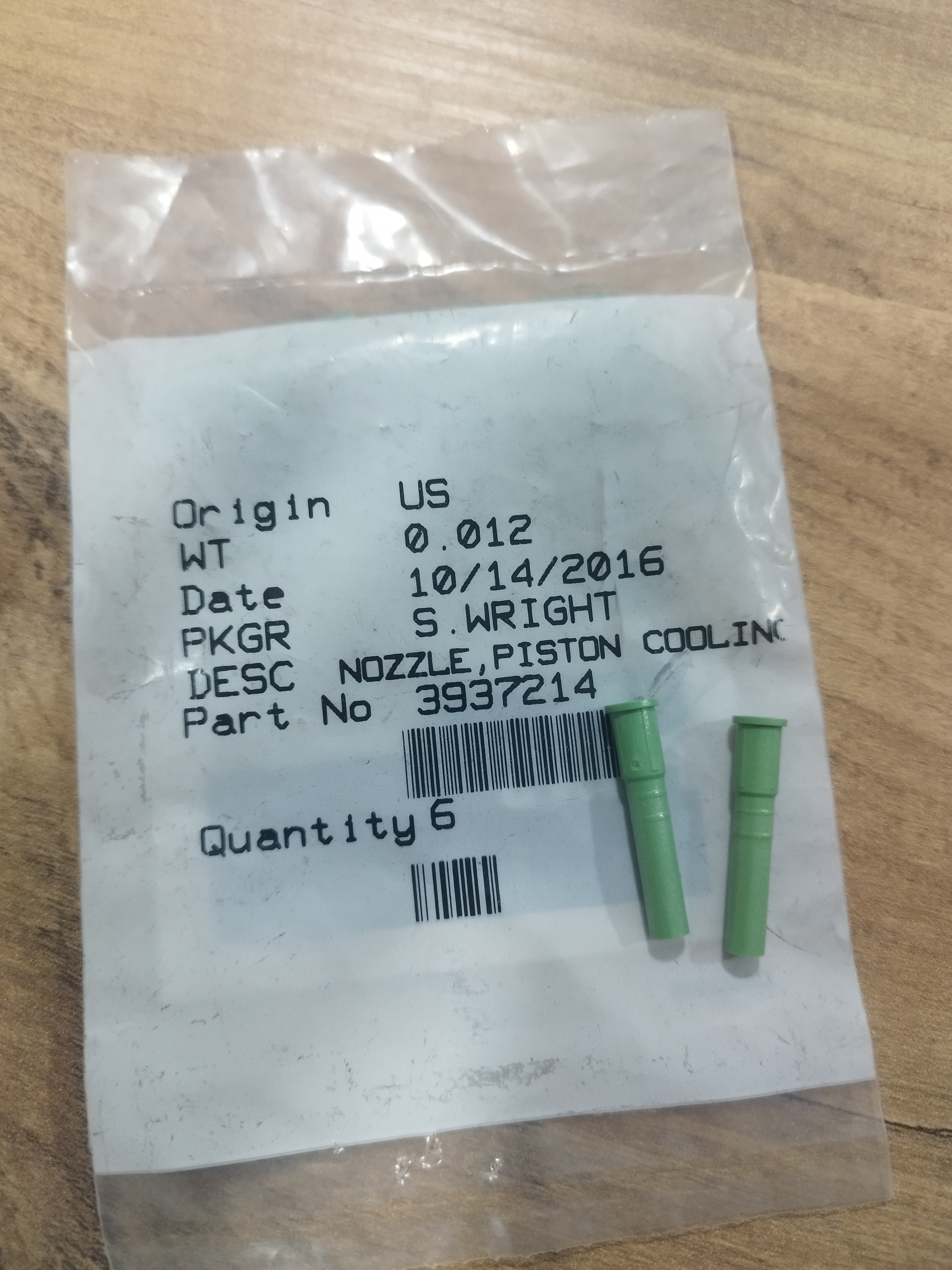 3937214 Piston Cooling Nozzle