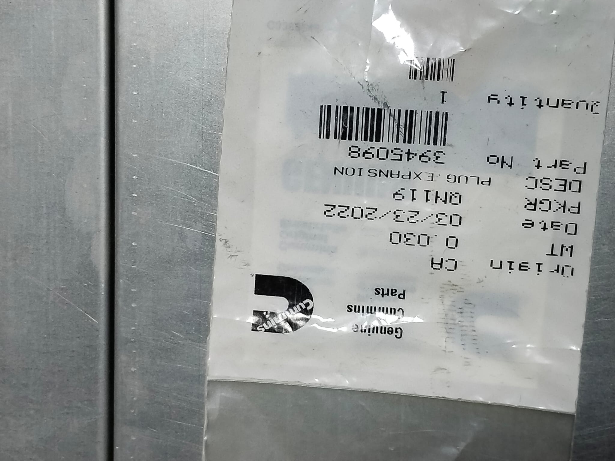 3945098 expansion plug