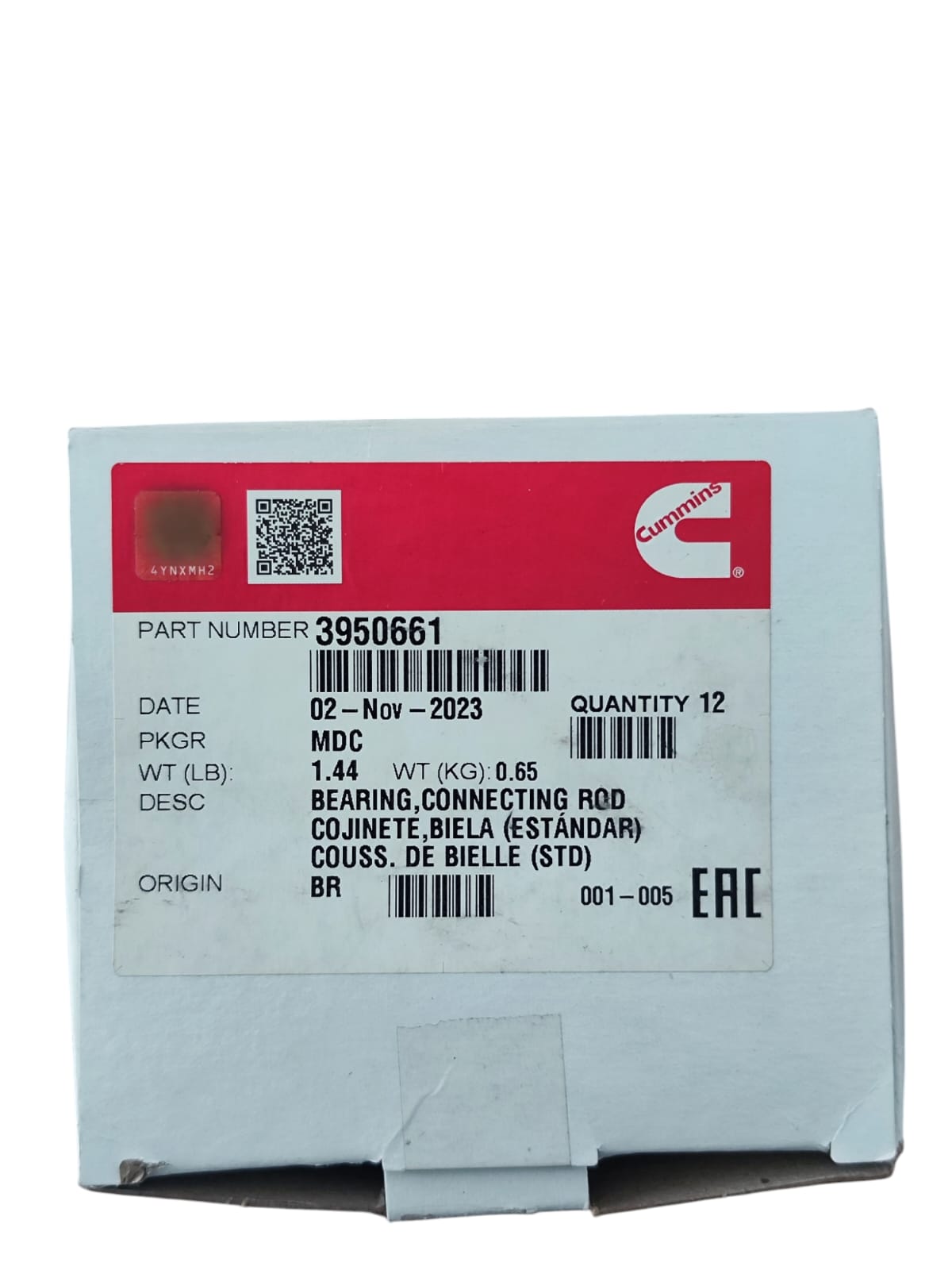 3950661 Bearing Connection Rod