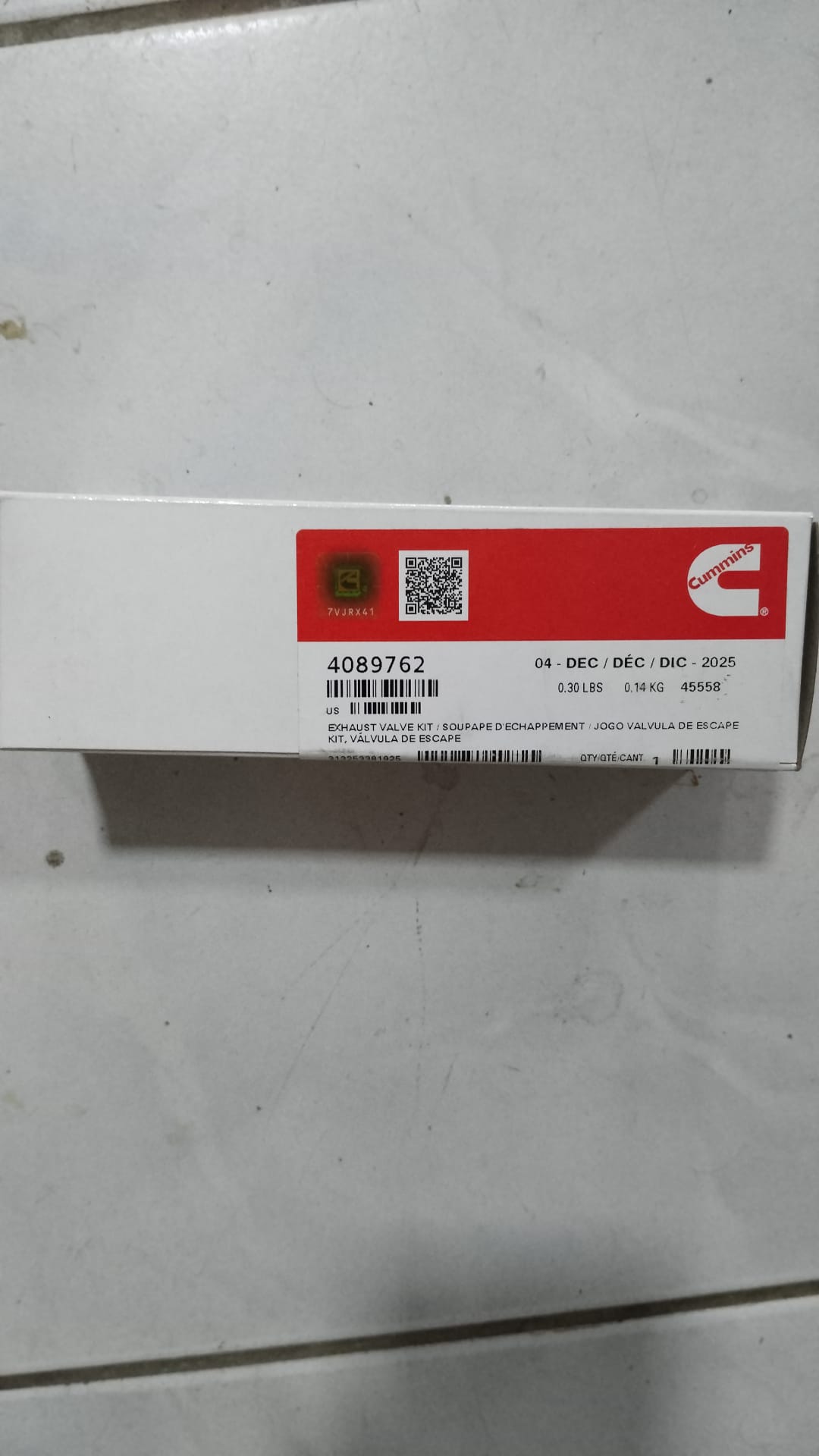 4089762 Cummins Orijinal Parça