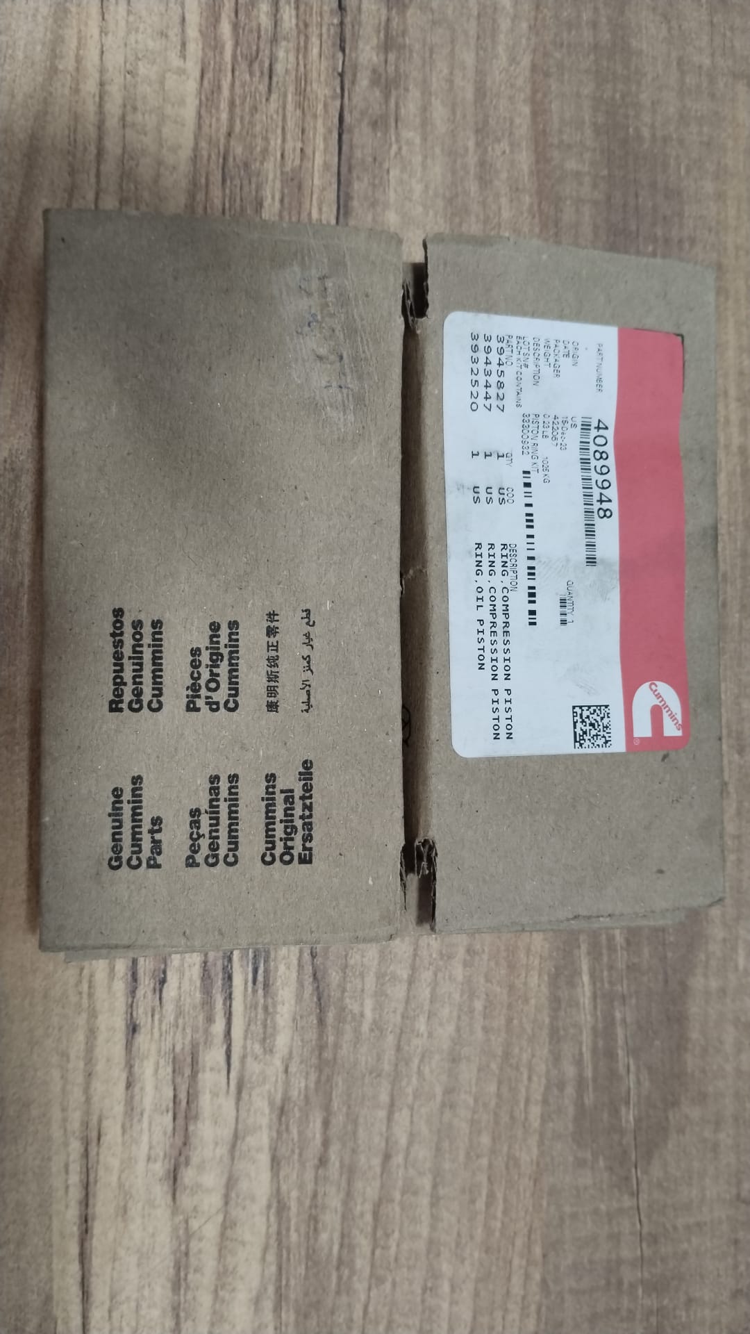 4089948 Piston Ring Set