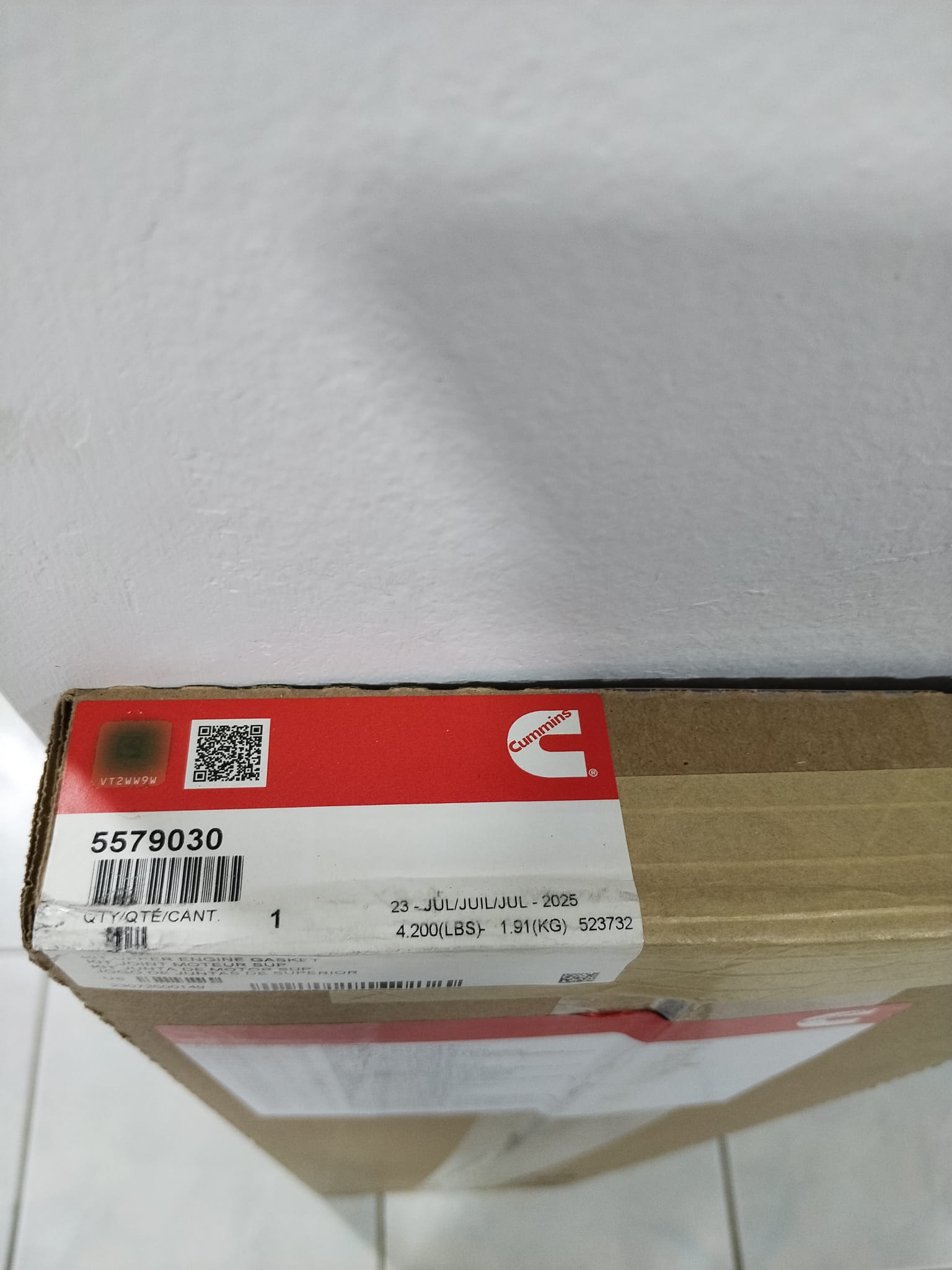 5579030 Cummins Orijinal Parça